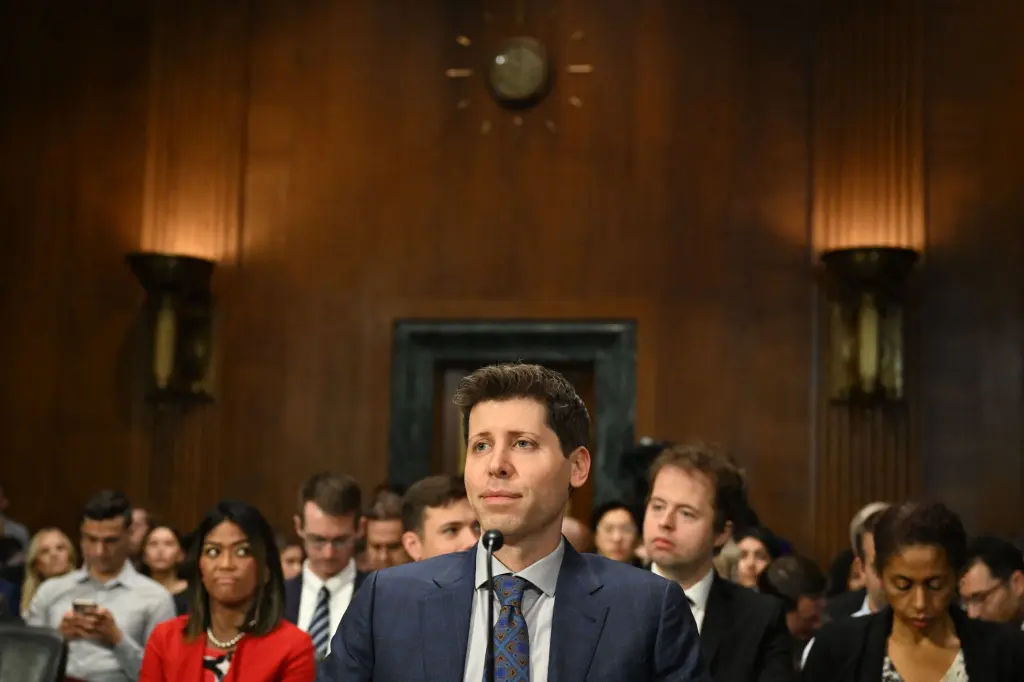 An AI industry executive testifies before lawmakers